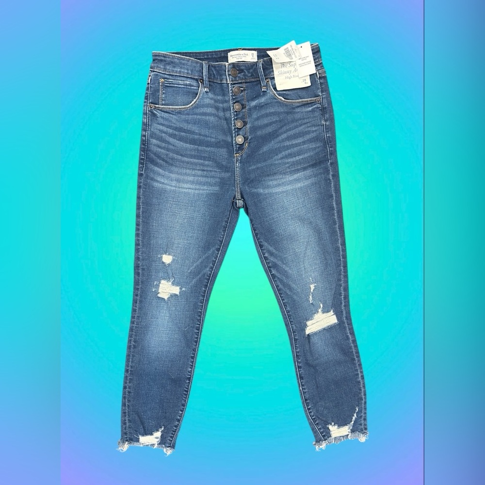Abercrombie & Fitch Super Skinny Ankle High Rise NWT
